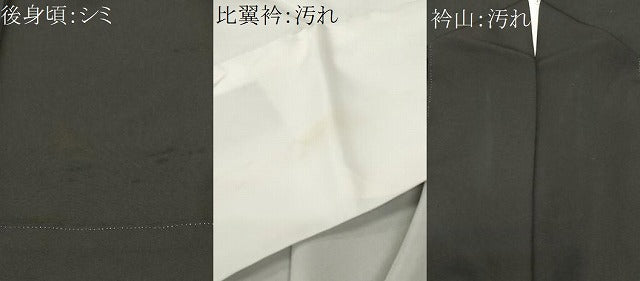 平和屋着物■豪華黒留袖　扇面雪輪鳳凰花文　金彩　正絹　逸品　CABH0655ev