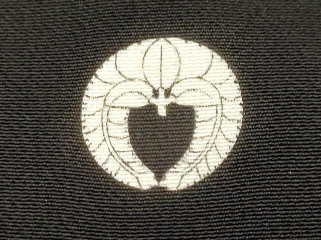 平和屋着物■豪華黒留袖　扇面雪輪鳳凰花文　金彩　正絹　逸品　CABH0655ev