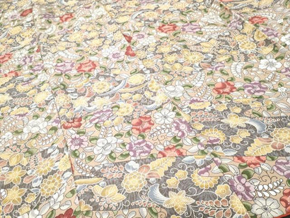 平和屋着物■上質な小紋　辻が花　正絹　逸品　CABH0656ev