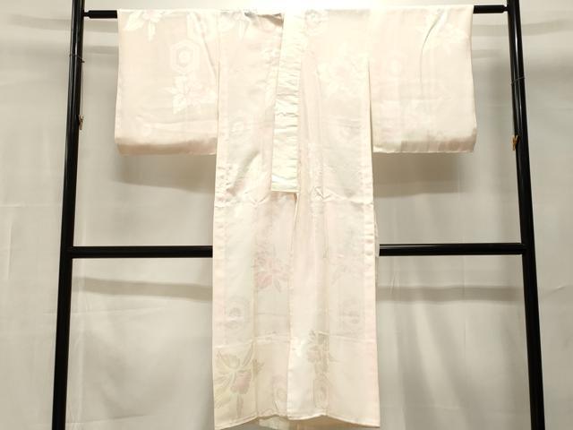 平和屋着物■長襦袢　無双仕立て　亀甲舞花文　暈し染め　正絹　逸品　CABH0683ev