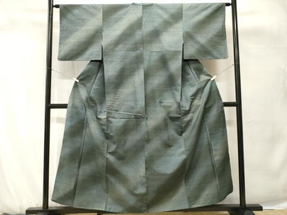 平和屋着物■上質な紬　霞斜線文　正絹　逸品　CABH0709ev