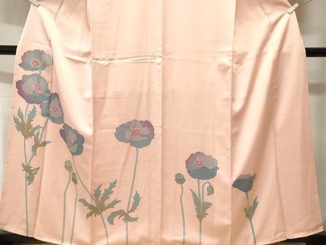 平和屋着物■訪問着　枝花文　暈し染め　正絹　逸品　CABH0712ev