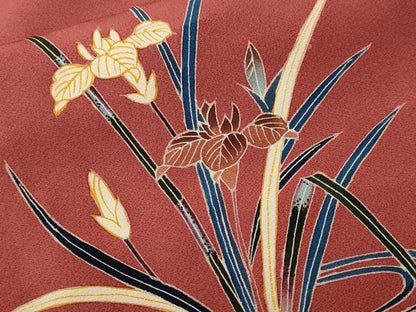 平和屋着物■訪問着　作家物　流水枝垂れ桜文　正絹　逸品　CABH0724ev