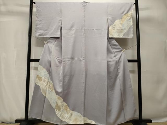平和屋着物■訪問着　道長更紗吉祥花文　金彩　正絹　逸品　CABH0727ev