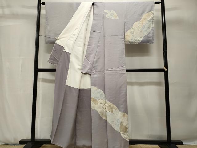 平和屋着物■訪問着　道長更紗吉祥花文　金彩　正絹　逸品　CABH0727ev