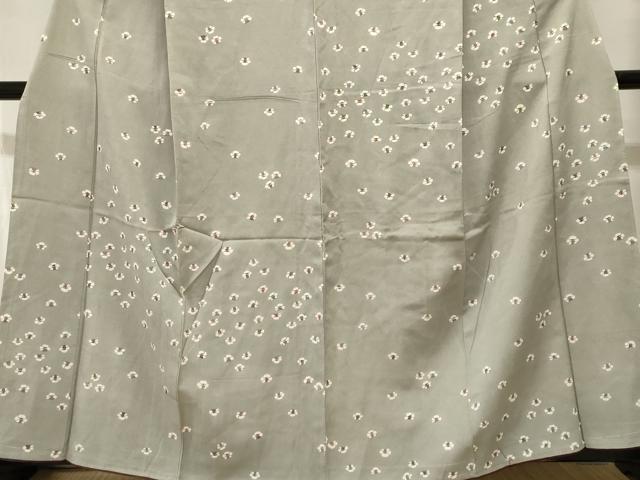 平和屋着物■訪問着　舞椿文　鬼しぼ縮緬　正絹　逸品　CABH0732ev