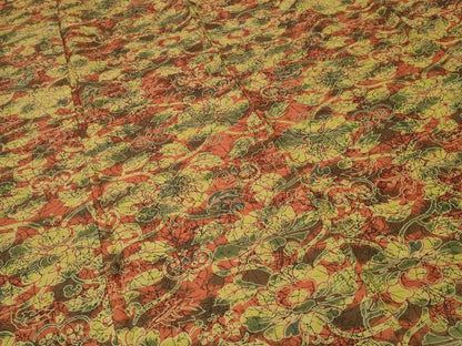 平和屋着物■上質な小紋　花唐草文　正絹　逸品　CABH0739ev