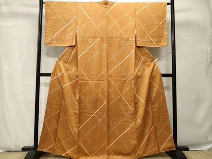 平和屋着物■上質な小紋　抽象文　正絹　逸品　未使用　CABH0745ev