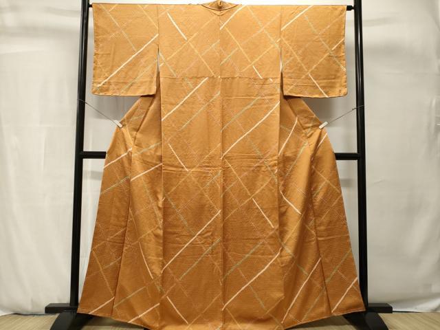 平和屋着物■上質な小紋　抽象文　正絹　逸品　未使用　CABH0745ev