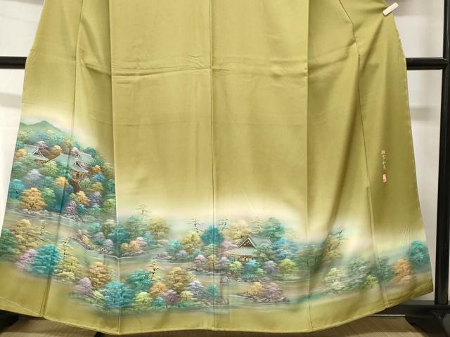 平和屋着物■豪華色留袖　作家物　離宮彩景　暈し染め　金彩　正絹　逸品　未使用　CABH0780ev