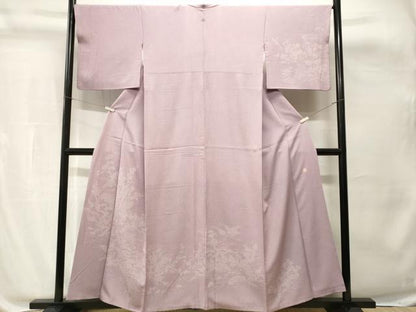 平和屋着物■伝統工芸師　服部光擴　訪問着　江戸小紋　風景文　松竹梅流水文　正絹　逸品　CABH0782ev