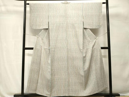 平和屋着物■上質な小紋　縞　正絹　逸品　CABH0790ev
