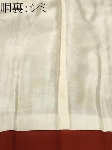平和屋着物■上質な小紋　雪輪花間道　正絹　逸品　CABH0795ev