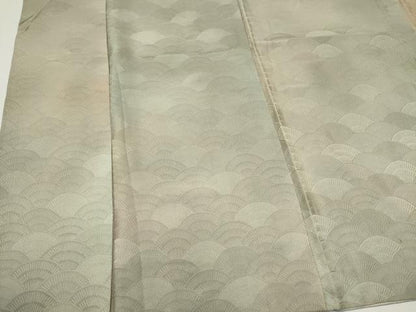 平和屋着物■上質な小紋　霞文　青海波地紋　暈し染め　正絹　逸品　CABH0801ou