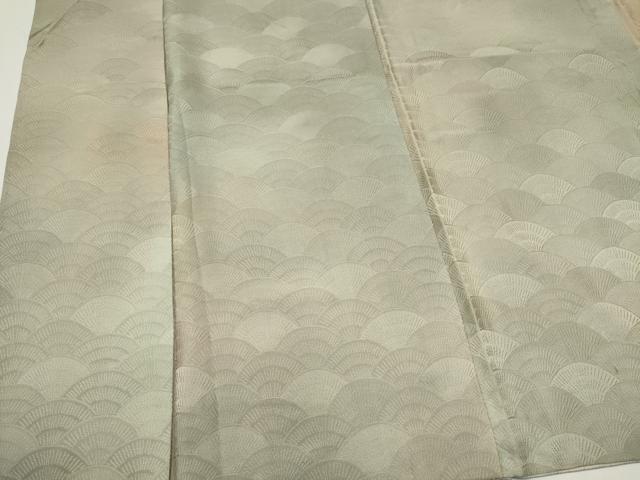 平和屋着物■上質な小紋　霞文　青海波地紋　暈し染め　正絹　逸品　CABH0801ou