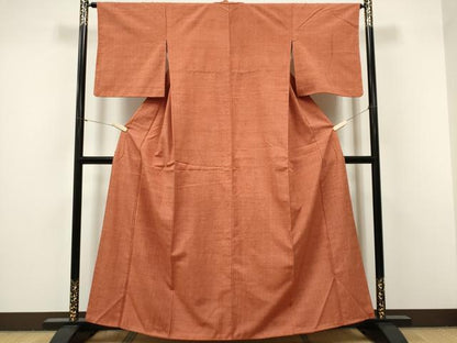 平和屋着物■上質な紬　霞文　正絹　逸品　CABH0805ou