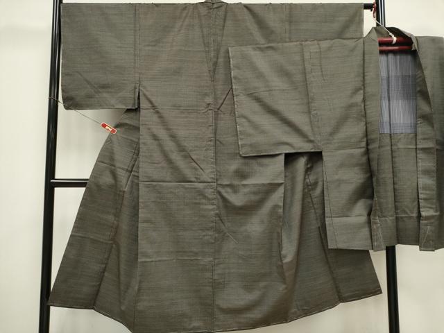 平和屋着物■男性　本場大島紬　アンサンブル　亀甲柄　正絹　逸品　未使用　CABH0808ou