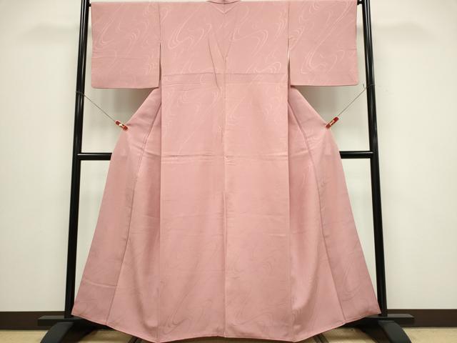 平和屋着物■上質な紬　流水地紋　虹色　正絹　逸品　CABH0809ou