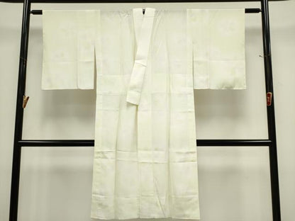 平和屋着物■長襦袢　無双仕立て　舞花文　暈し染め　正絹　逸品　CABH0819ou