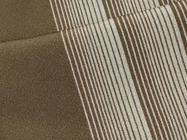 平和屋着物■上質な小紋　作家物　間道　正絹　逸品　CABH0841ou