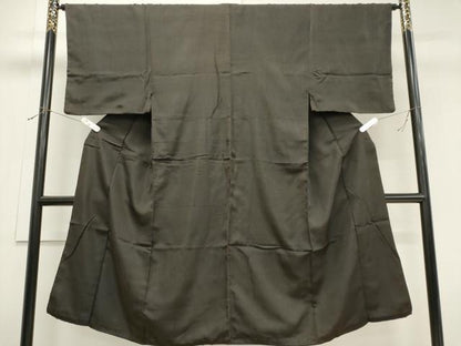 平和屋着物■男性 お召 縞 正絹 逸品 CABH0854ou