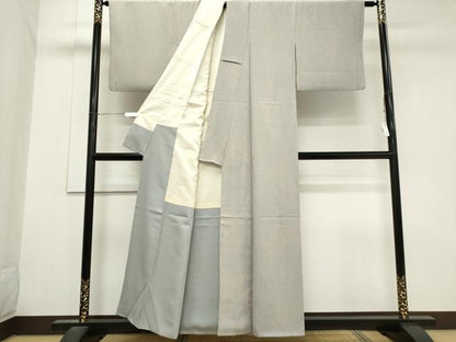 平和屋着物■上質な小紋　霞文　正絹　逸品　CABH0856ou