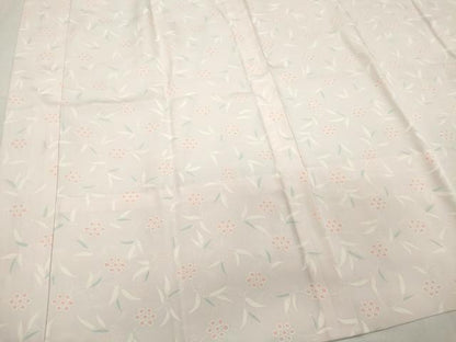 平和屋着物■長襦袢　無双仕立て　花唐草地紋　正絹　逸品　CABH0859ou