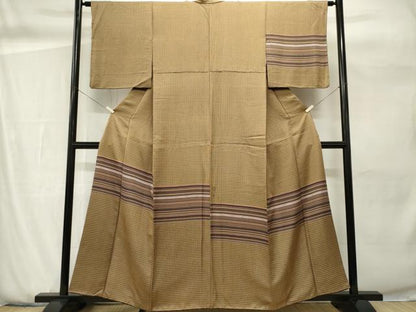 平和屋着物■訪問着　横段文　正絹　逸品　CABH0878ou