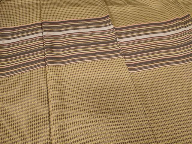 平和屋着物■訪問着　横段文　正絹　逸品　CABH0878ou