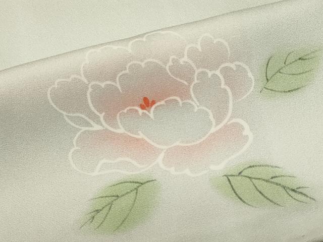 平和屋着物■上質な小紋　牡丹　暈し染め　正絹　逸品　CABH0882ou