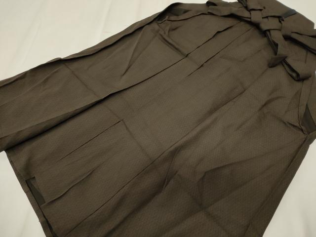 平和屋着物●男性　行灯袴　お召地　亀甲柄　正絹　逸品　CABH0891ou