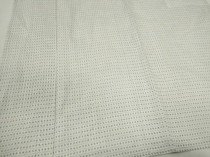 平和屋着物＊夏物　男性　小紋　上布　格子柄　麻　逸品　CABH0904ou