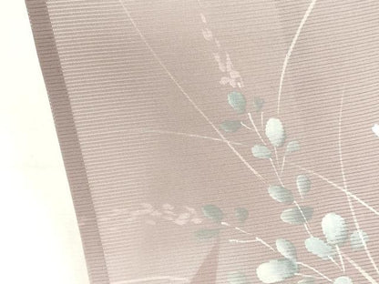 平和屋着物＊夏物　訪問着　絽　草花文　暈し染め　正絹　逸品　CABH0909ou