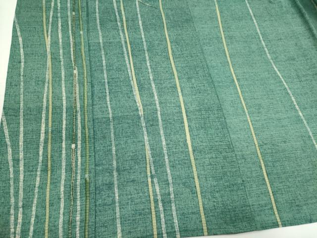 平和屋着物＊夏物　訪問着　絽　ろうけつ染め　間道　銀糸　阪急百貨店扱い　正絹　逸品　CABH0916ou