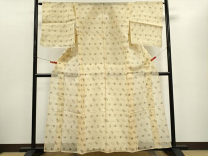 平和屋着物＊夏物　本場琉球絣　夏琉球　正絹　逸品　CABH0907ou