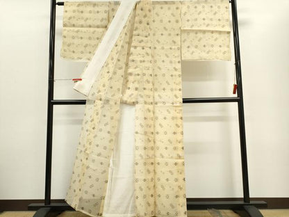 平和屋着物＊夏物　本場琉球絣　夏琉球　正絹　逸品　CABH0907ou