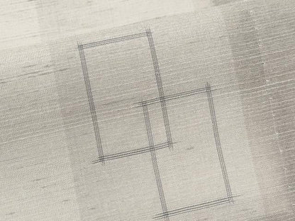 平和屋着物＊夏物　紗紬　幾何学文　やまと誂製　正絹　逸品　CABH0919ou