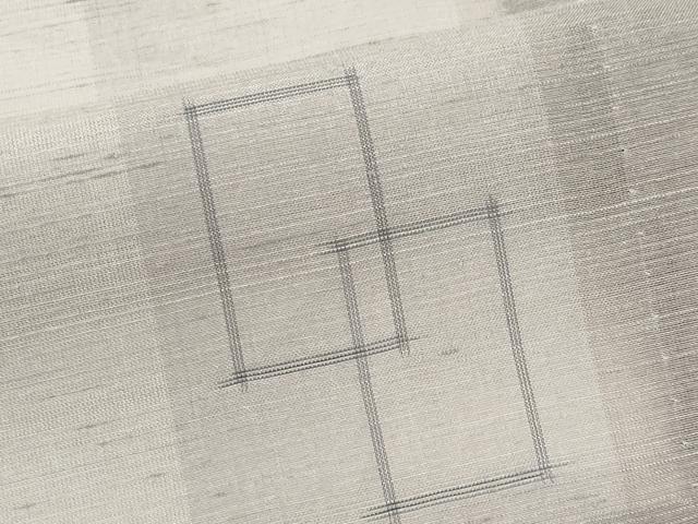 平和屋着物＊夏物　紗紬　幾何学文　やまと誂製　正絹　逸品　CABH0919ou