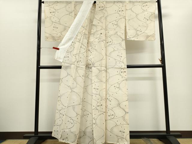 平和屋着物＊夏物　紗紬　とんぼ　正絹　逸品　CABH0920ou
