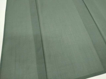 平和屋着物＊西陣　夏物　男性　紗紬　利休鼠色　証紙付き　正絹　逸品　CABH0922ou