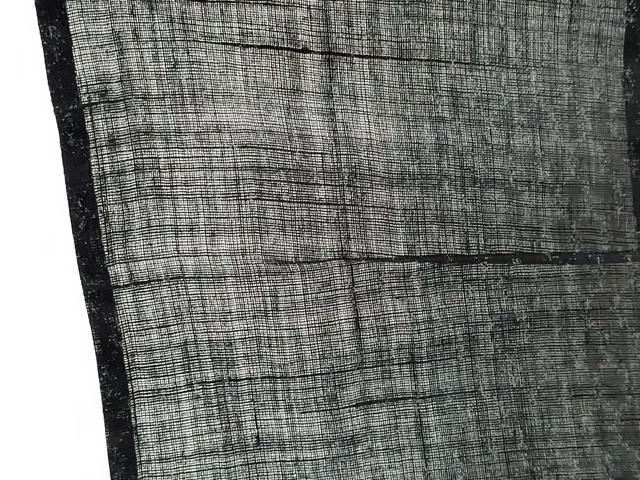 平和屋着物＊夏物 男性 上布 亀甲柄 麻 逸品 CABH0923ou
