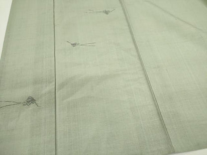 平和屋着物＊夏物　彩芭蕉布　夏虫　証紙付き　正絹　逸品　CABH0925ou