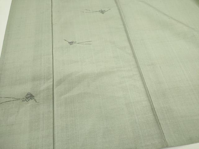 平和屋着物＊夏物　彩芭蕉布　夏虫　証紙付き　正絹　逸品　CABH0925ou