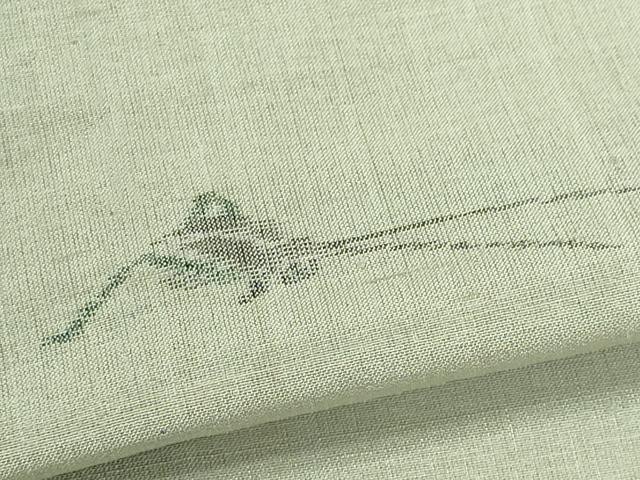 平和屋着物＊夏物　彩芭蕉布　夏虫　証紙付き　正絹　逸品　CABH0925ou