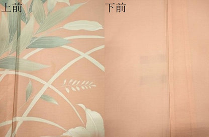 平和屋着物＊夏物　訪問着　絽　友禅　草花文　正絹　逸品　CABH0930ou