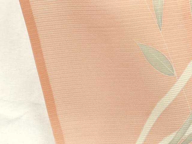 平和屋着物＊夏物　訪問着　絽　友禅　草花文　正絹　逸品　CABH0930ou