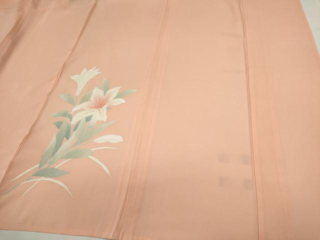 平和屋着物＊夏物　訪問着　絽　友禅　草花文　正絹　逸品　CABH0930ou