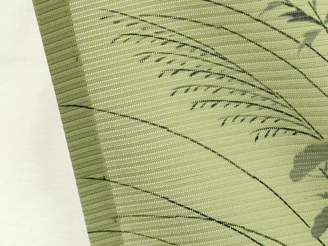 平和屋着物＊夏物　小紋　絽　草花文　正絹　逸品　CABH0941ou