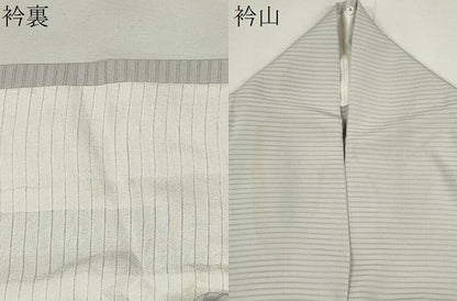 平和屋着物＊夏物　訪問着　絽　刺繍　道長草花文　金彩　正絹　逸品　CABH0945ou