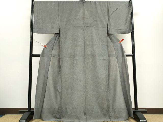 平和屋着物＊夏物　江戸小紋　絽　鮫小紋柄　正絹　逸品　CABH0948ou